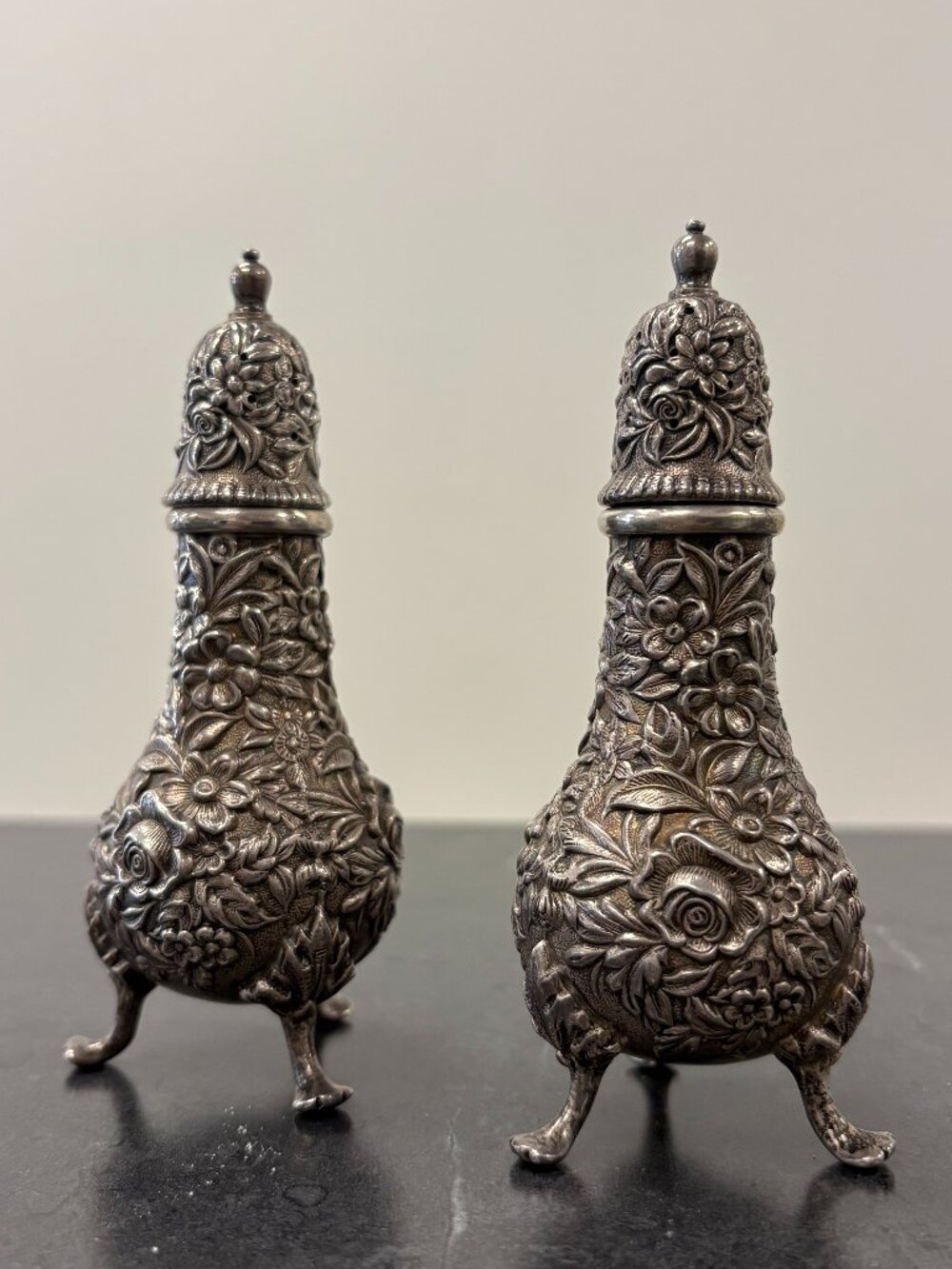 S. Kirk & Sons Sterling Silver Salt & Pepper Shakers